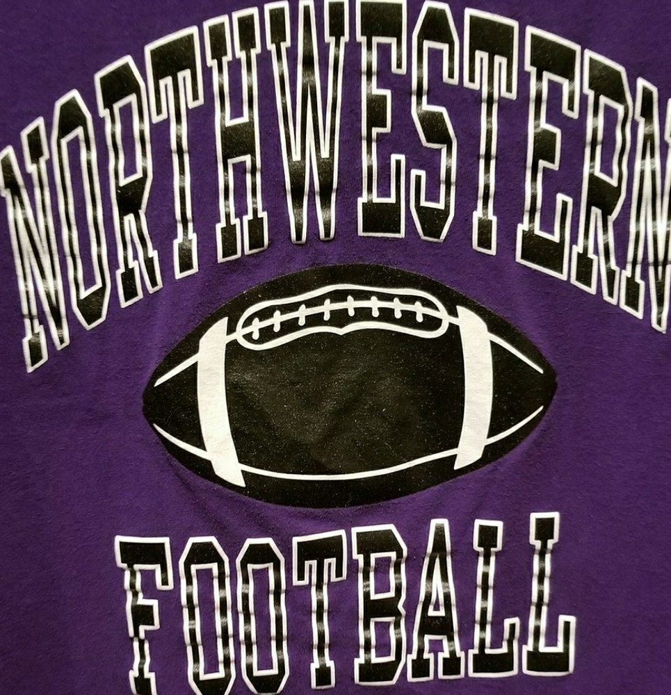 Vintage Northwestern University Football Shirt